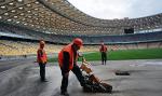 Stadion Narodowy w Kijowie ma być otwarty 8 października.  Na razie jest tam jeszcze wielki plac budowy. fot. Sergei Chuzavkov