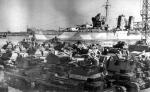 Krążownik HMS „York” w Aleksandrii, 1940 r.