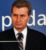 Gunther Oettinger,  komisarz UE ds. energii 