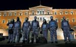 Protest przeciwko cięciom wydatków zorganizowany przed greckim parlamentem 
