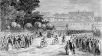 Rok 1869. W Ogrodzie Krasińskich pierwszy, stołeczny wyścig „samochodów”,  jak wtedy zwano rowery