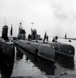 Sowieckie okręty podwodne przed wyruszeniem na Karaiby, 1962 r.    