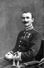 Pułkownik Tadeusz Rozwadowski jako dowódca  31. c.k. pułku artylerii.  Stanisławów, 1910 rok 