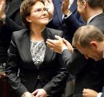 Ewa Kopacz została marszałkiem Sejmu. Głosowało za nią 300 posłów