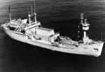 USNS „Mizar”, okręt hydrograficzny, który namierzył wrak K-129 na dnie Pacyfiku 