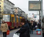 Ul. Grójecka. System informacji pasażerskiej przy Stadionie Narodowym ma być podobny do tego 