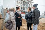 Katarzyna Garecka i Magdalena Kozak,  projektantki z Digital Pigment, spotkały się z czytelnikami  na budowie osiedla na warszawskim Wilanowie