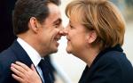 Nicolas Sarkozy i Angela Merkel tuż przed wczorajszym spotkaniem