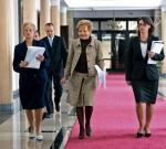 Wiceminister Elżbieta Suchocka-Roguska, minister Zyta Gilowska i wiceminister Katarzyna Zajdel-Kurowska – ekipa od budżetu w roku 2007