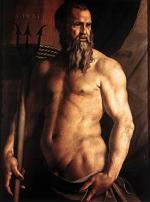  Genueński admirał Andrea Doria jako Neptun, mal. Bronzino 