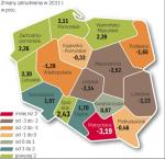 W Polsce północnej i zachodniej urzędy wojewódzkie zwiększają zatrudnienie. Na wschodzie natomiast zwalniają. 