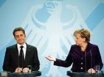 Angela Merkel i Nicolas Sarkozy  wczoraj  w Berlinie 