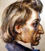 Fryderyk Chopin, akwarela 