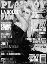 45-letnia  Pamela  Anderson  na okładce amerykańskiego „Playboya”  ze stycznia 2011 roku