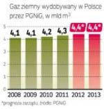 Wydobycie gazu w Polsce będzie rosło