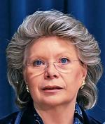 Viviane Reding,  luksemburska polityk, komisarz UE ds. sprawiedliwości 
