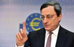 Mario  Draghi  podczas  wystąpienia w Parlamencie Europejskim w Brukseli zasugerował, że spowolnienie gospodarcze w Europie może  potrwać  długo