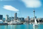 Port w Auckland. Stąd wyruszają jachty do walki o Puchar Ameryki