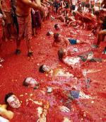 Najwięcej pomidorów zjadają Włosi, Grecy i Hiszpanie. Na zdjęciu festiwal Tomatina w Buniol