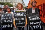Europejska  lewica broni  się przed  zarzutami  o antysemityzm, twierdząc,  iż krytykuje  wyłącznie  działania Izraela. Na zdjęciu:  antyizraelska demonstracja w Nantes w 2010 r.