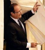 Francois Hollande głosował  w Tulle,  w regionie Limousin  