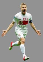Jakub  Błaszczykowski  (26 lat). 53-krotny  reprezentant Polski, kapitan, 10 goli. Prawy pomocnik. Mistrz  Niemiec z Borussią Dortmund