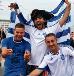 Greccy kibice cieszą się z awansu do ćwierćfinału