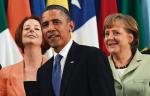 Premier Australii Julia Gillard i prezydent USA Barack Obama próbowali wywierać presję na kanclerz Niemiec Angelę Merkel   