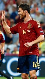 Xabi Alonso  pochodzi  z piłkarskiej rodziny.  W reprezentacji Hiszpanii grał też jego ojciec, fot. Laurent Cipriani