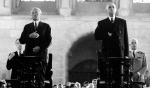 Reims 1962 Konrad Adenauer  i Charles de Gaulle