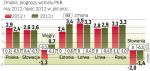 Niższe prognozy na 2013 r. dla całego regionu