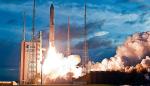 Start europejskiej rakiety Ariane z kosmodromu w  Gujanie Francuskiej 