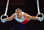 Jordan Jowczew,  lat 39. Prezes bułgarskiej federacji gimnastycznej startuje  już na szóstych igrzyskach