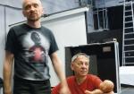 Reżyser  Jan Klata  i aktor  Wojciech Ziemiański podczas prób „Tytusa Andronikusa”  we wrocławskim Teatrze Polskim  