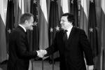 Czy fotel po José Manuelu Barroso (z prawej) dostanie Donald Tusk? 