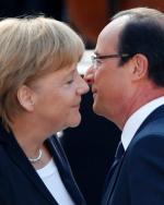 Angela Merkel z Francois Hollande'em w kwiestiach europejskich jest już prawie tak zgodna jak z jego poprzednikiem Nicolasem Sarkozym 