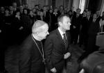 Donald Tusk i kardynał Stanisław Dziwisz  