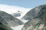 Jostedalsbreen ma 60 km długości, a grubość lodu sięga 600 m 