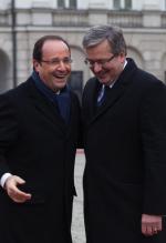 Nowy początek będzie odnowieniem starej dobrej przyjaźni  – mówił Bronisław Komorowski po spotkaniu z Francois Hollande’em  