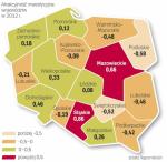 Polska wschodnia nadal mało konkurencyjna