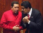 Hugo Chavez i jego ewentualny następca Nicolas Maduro (zdjęcie z 2007 r.) 