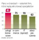 Usługi biznesowe na czele.   W całym 2013 r. sektor chce zatrudnić 15–20 tys. osób