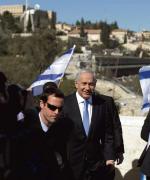 Beniamin Netanjahu w przeddzień wyborów w Jerozolimie