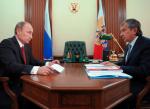Prezydent Władimir Putin i prezes Rosnieftu Igor Sieczin. W rosyjskim sektorze paliwowym nic nie dzieje się bez zgody Kremla