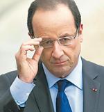 Francois Hollande,  prezydent Francji