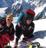 Artur Małek i Maciej Berbeka podczas wyprawy na Broad Peak