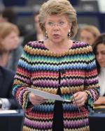 Viviane Reding najbardziej na Węgrzech nielubiana europejska komisarz