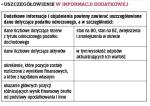 Uszczegółowienie w informacji dodatkowej