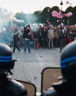 Demonstracji w Paryżu towarzyszyły walki z policją 