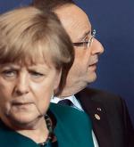 Ekonomiści obawiają się, że powszechny podatek od transakcji  z użyciem akcji, obligacji i instrumentów pochodnych negatywnie wpłynąłby na zmagającą się z recesją europejską gospodarkę. Także dlatego entuzjazm dotyczący nowych form podatku zaczyna słabnąć w Berlinie i Paryżu. Na zdjęciu: kanclerz Niemiec Angela Merkel i prezydent Francji Francois Hollande.